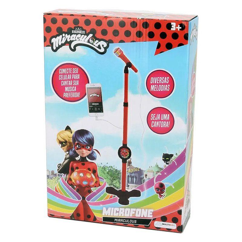 Microfone Musical Miraculous Ladybug BR1608 - Multikids